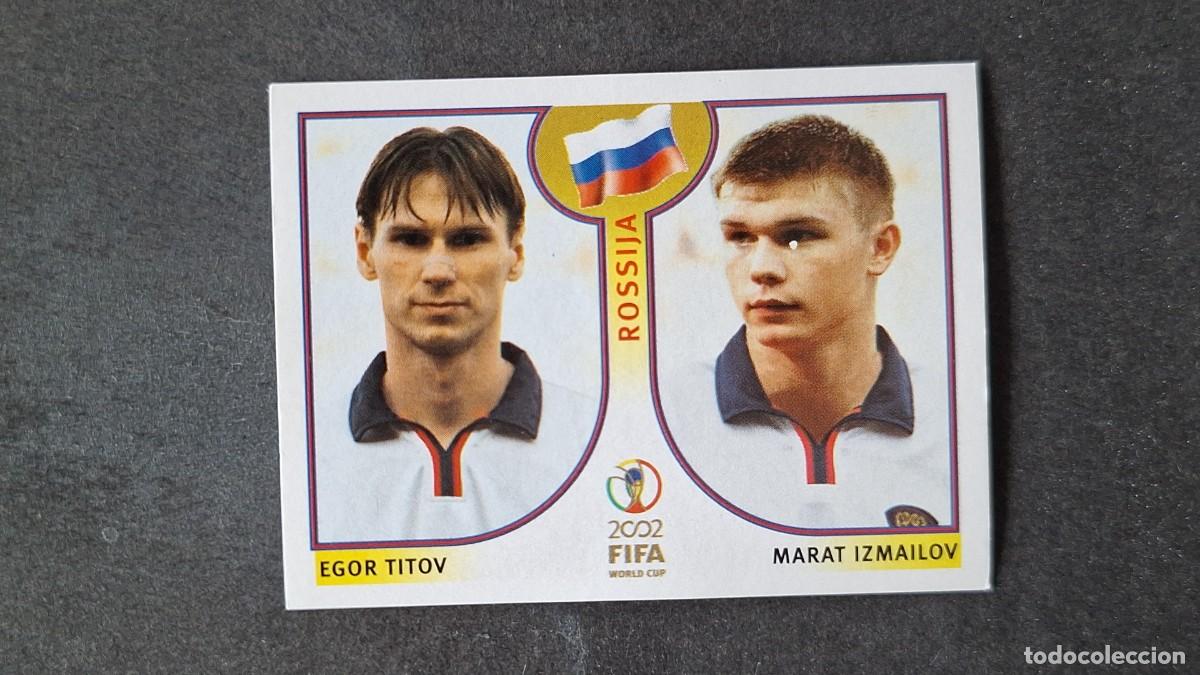 Cromos de F&uacute;tbol: L2 TITOV - IZMAILOV SELECCION RUSIA 529 MUNDIAL KOREA Y JAPON 2002 PANINI NUNCA PEGADO