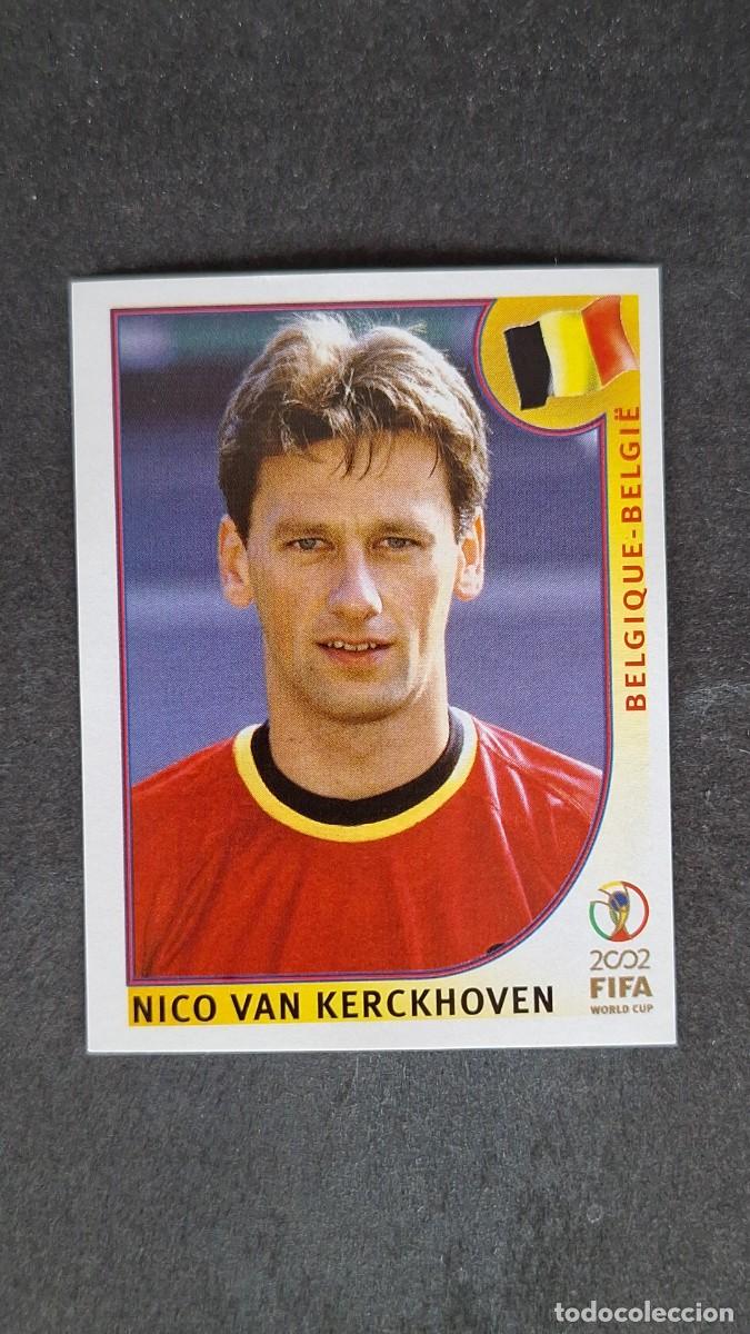 Cromos de F&uacute;tbol: L2 KERCKHOVEN SELECCION BELGICA 557 MUNDIAL KOREA Y JAPON 2002 PANINI NUNCA PEGADO