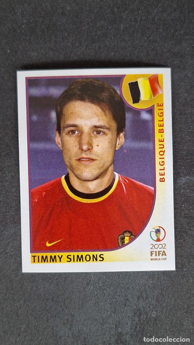 Cromos de F&uacute;tbol: L2 SIMONS SELECCION BELGICA 559 MUNDIAL KOREA Y JAPON 2002 PANINI NUNCA PEGADO