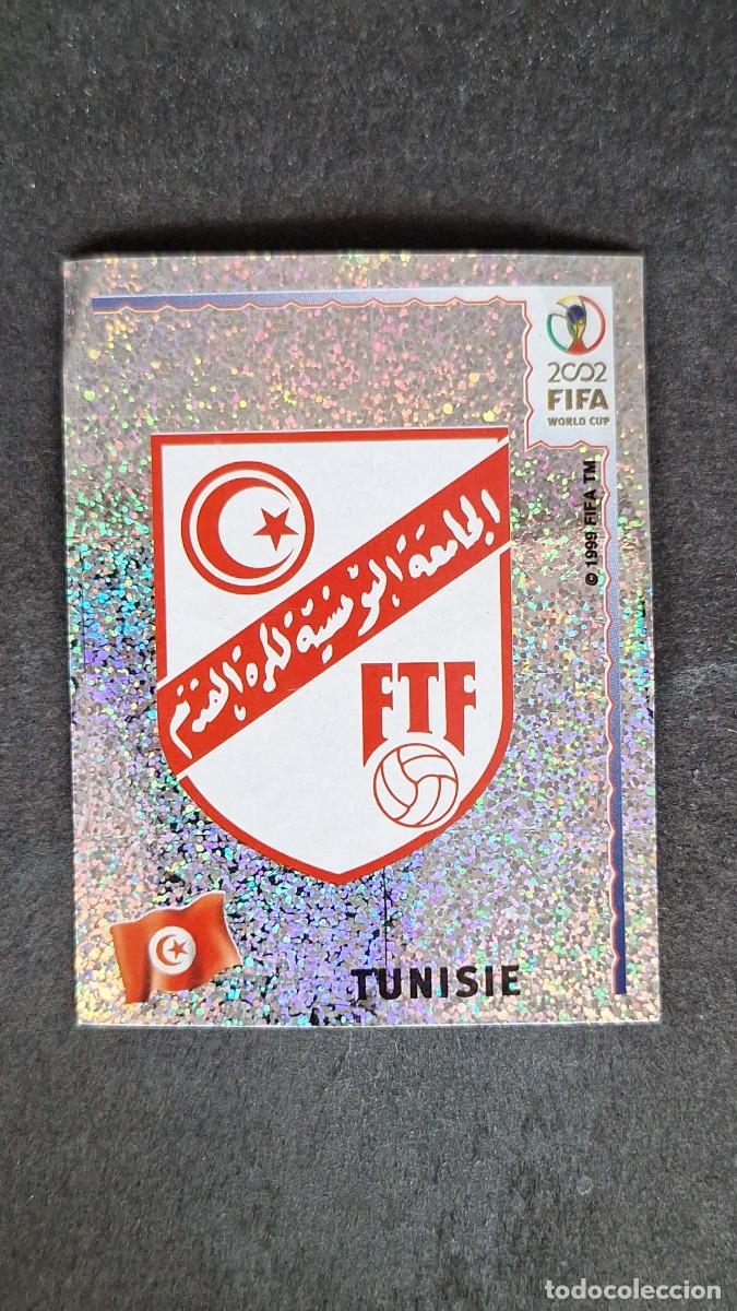 Cromos de F&uacute;tbol: L2 ESCUDO SELECCION TUNEZ 567 MUNDIAL KOREA Y JAPON 2002 PANINI NUNCA PEGADO