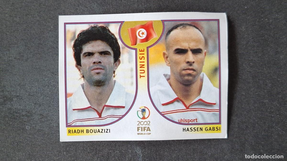 Cromos de F&uacute;tbol: L2 BOUAZIZI - GABSI SELECCION TUNEZ 573 MUNDIAL KOREA Y JAPON 2002 PANINI NUNCA PEGADO