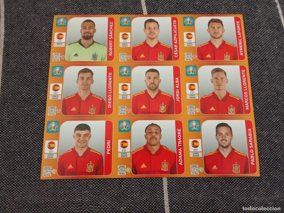 Cromos de F&uacute;tbol: Lamina actualizaci&oacute;n selecci&oacute;n de Espa&ntilde;a UEFA euro 2020 panini