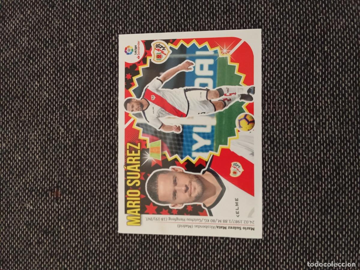 Cromos de F&uacute;tbol: Mercado de invierno+actualizaci&oacute;n 29 mario Su&aacute;rez rayo vallecano liga este 2018-19