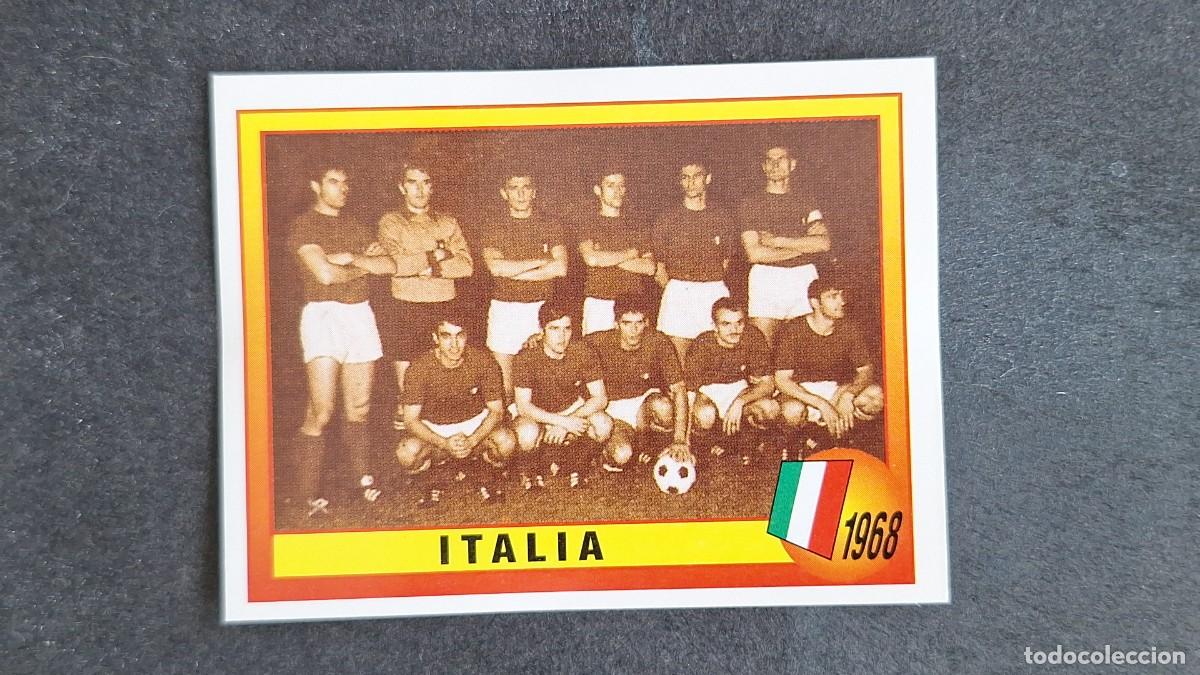 Cromos de F&uacute;tbol: L2 EQUIPO SELECCION ITALIA 1968 5 EUROCOPA 1996 EURO 96 PANINI NUNCA PEGADO SIN PEGAR