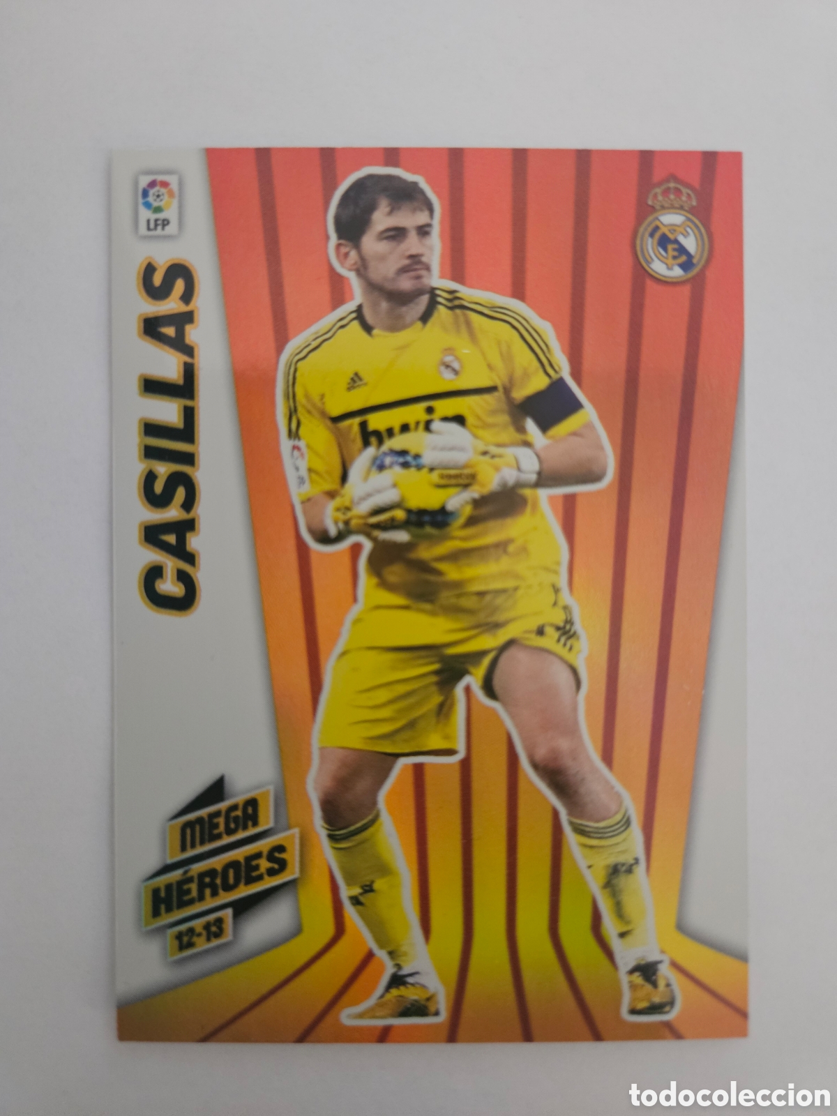 Cromos de f&uacute;tbol: N&ordm; 364 IKER CASILLAS REAL MADRID MEGA H&Eacute;ROES CROMO PANINI MEGACRACKS 2012-2013 MGK LIGA F&Uacute;TBOL 12-13