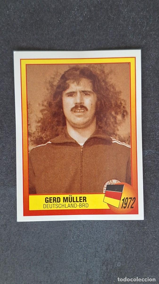 Cromos de F&uacute;tbol: L2 GERD M&Uuml;LLER SELECCION ALEMANIA BRD 1972 7 EUROCOPA 1996 EURO 96 PANINI NUNCA PEGADO SIN PEGAR