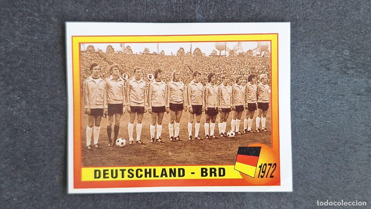 Cromos de F&uacute;tbol: L2 EQUIPO SELECCION ALEMANIA BRD 1972 8 EUROCOPA 1996 EURO 96 PANINI NUNCA PEGADO SIN PEGAR