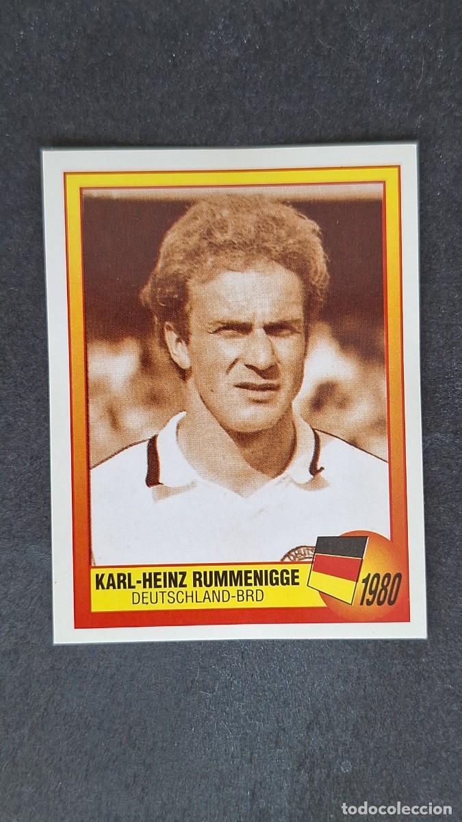 Cromos de F&uacute;tbol: L2 RUMMENIGGE SELECCION ALEMANIA BRD 1980 11 EUROCOPA 1996 EURO 96 PANINI NUNCA PEGADO SIN PEGAR