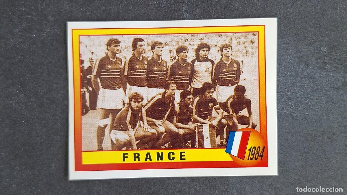 Cromos de F&uacute;tbol: L2 EQUIPO SELECCION FRANCIA 1984 14 EUROCOPA 1996 EURO 96 PANINI NUNCA PEGADO SIN PEGAR