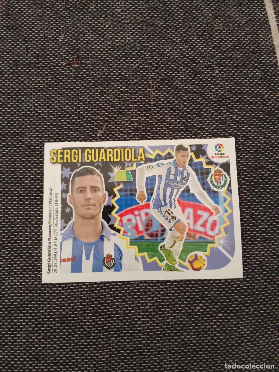 Cromos de F&uacute;tbol: Mercado de invierno+actualizaci&oacute;n 37 Sergi Guardiola Valladolid liga este 2018-19