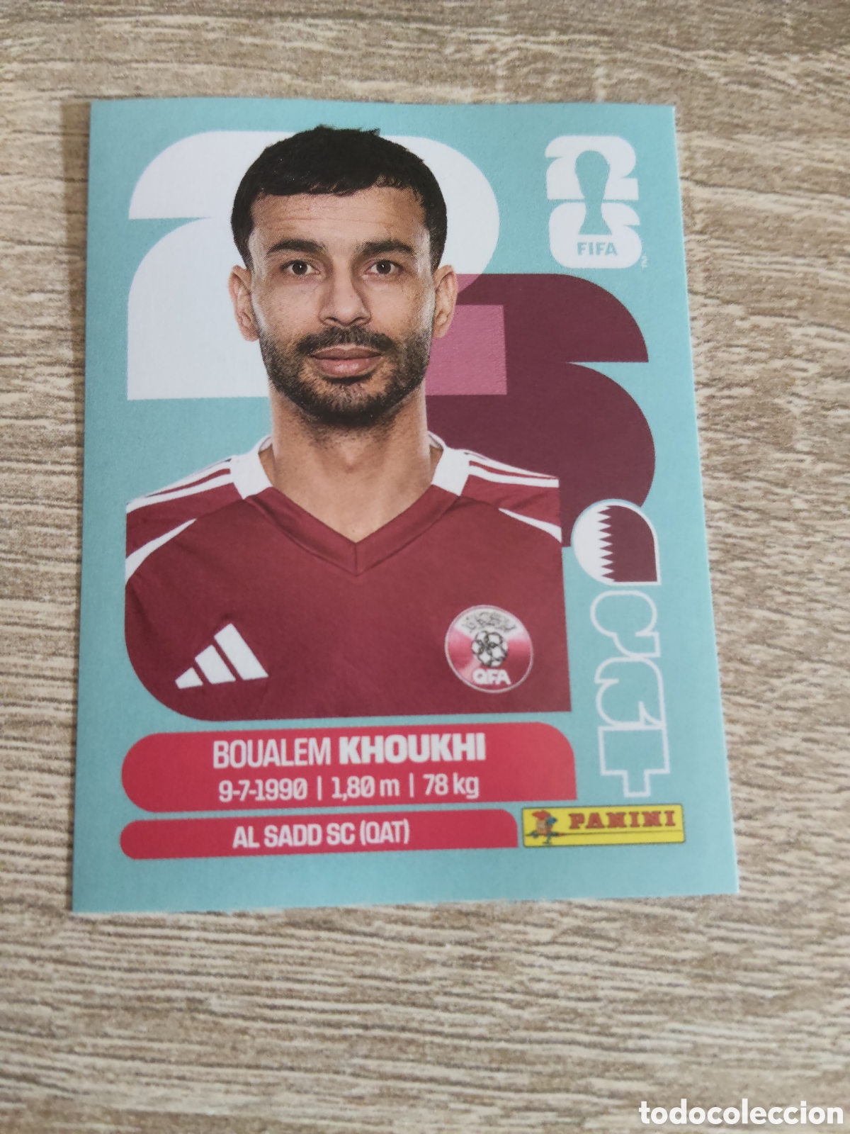 Cromos de Futebol: Panini mundial 2026 QAT 6 Boualem Khoukhi Qatar