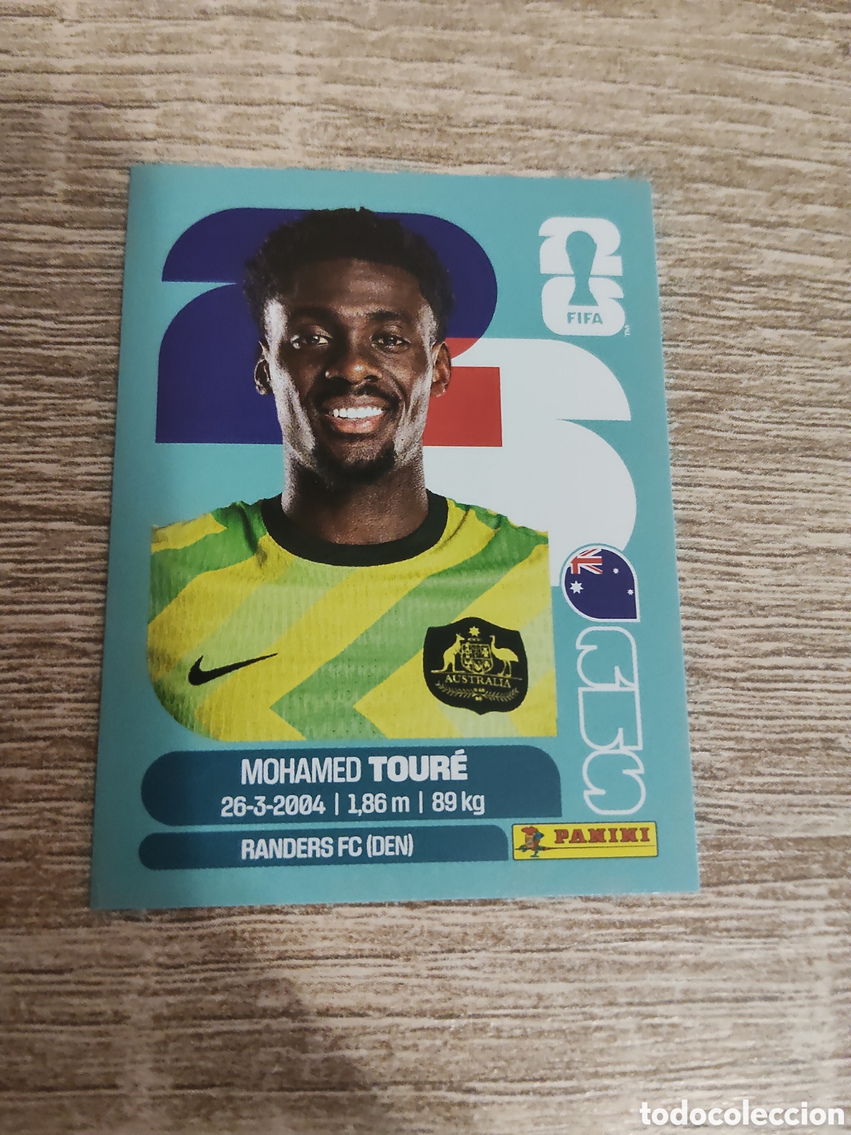 Cromos de Futebol: Panini mundial 2026 AUS 20 Mohamed Toure Australia