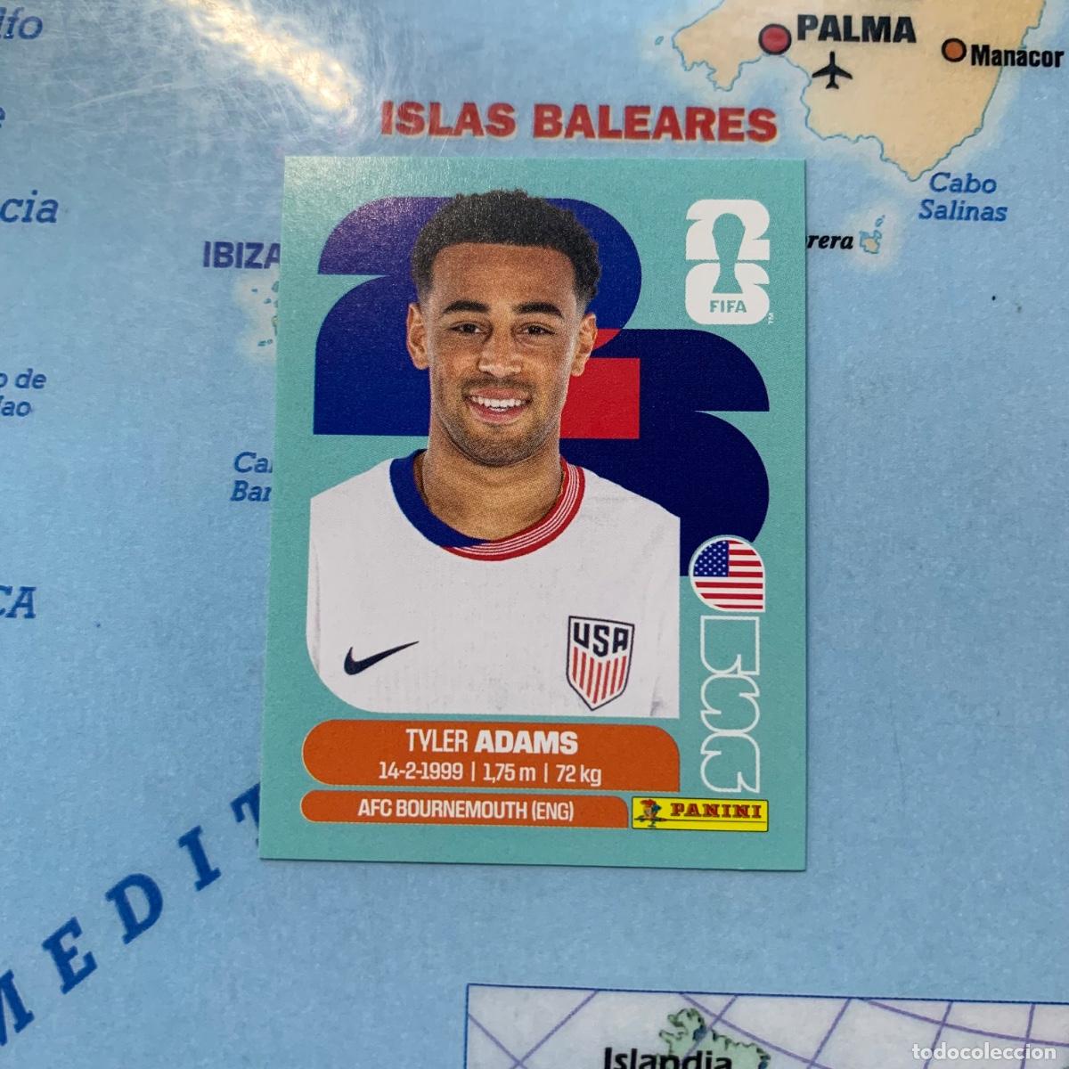 Cromos de Futebol: Estados Unidos n&uacute;mero 8 cromo panini Mundial Fifa World Cup 2026