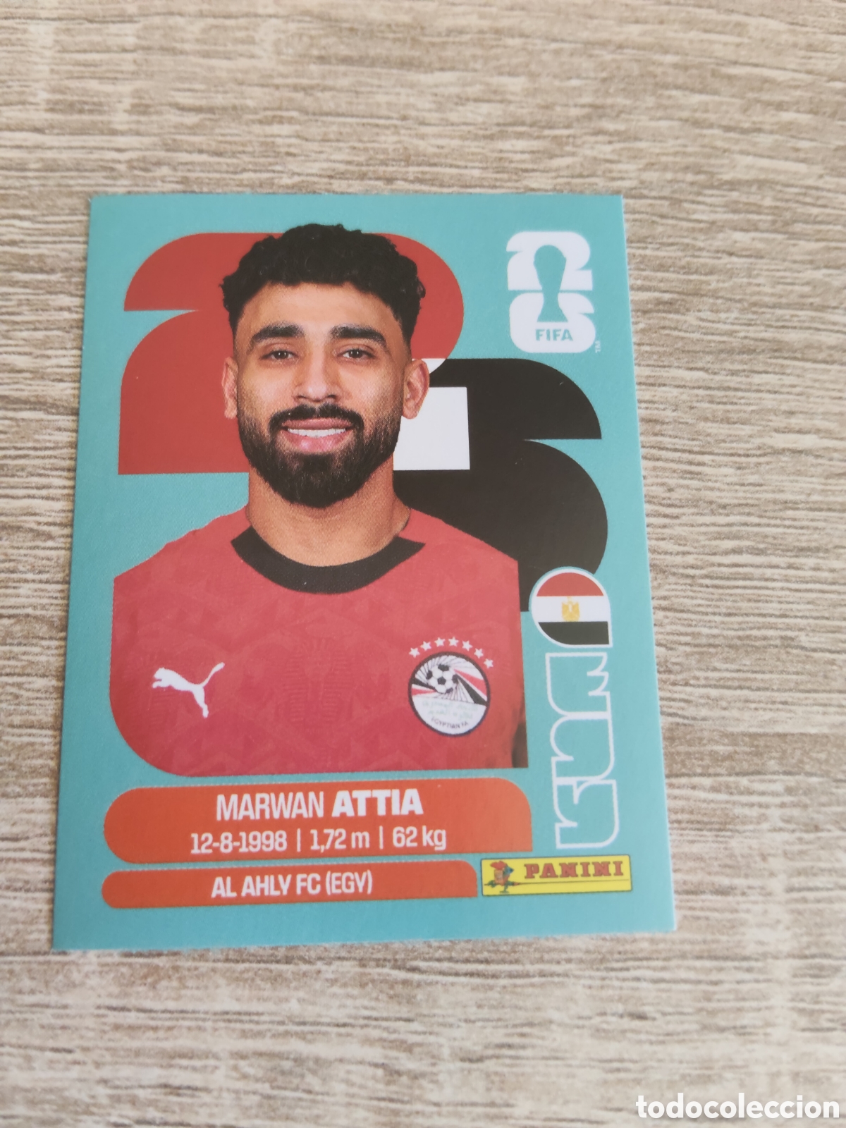 Cromos de Futebol: Panini mundial 2026 EGY 10 Marwan Attia Egipto