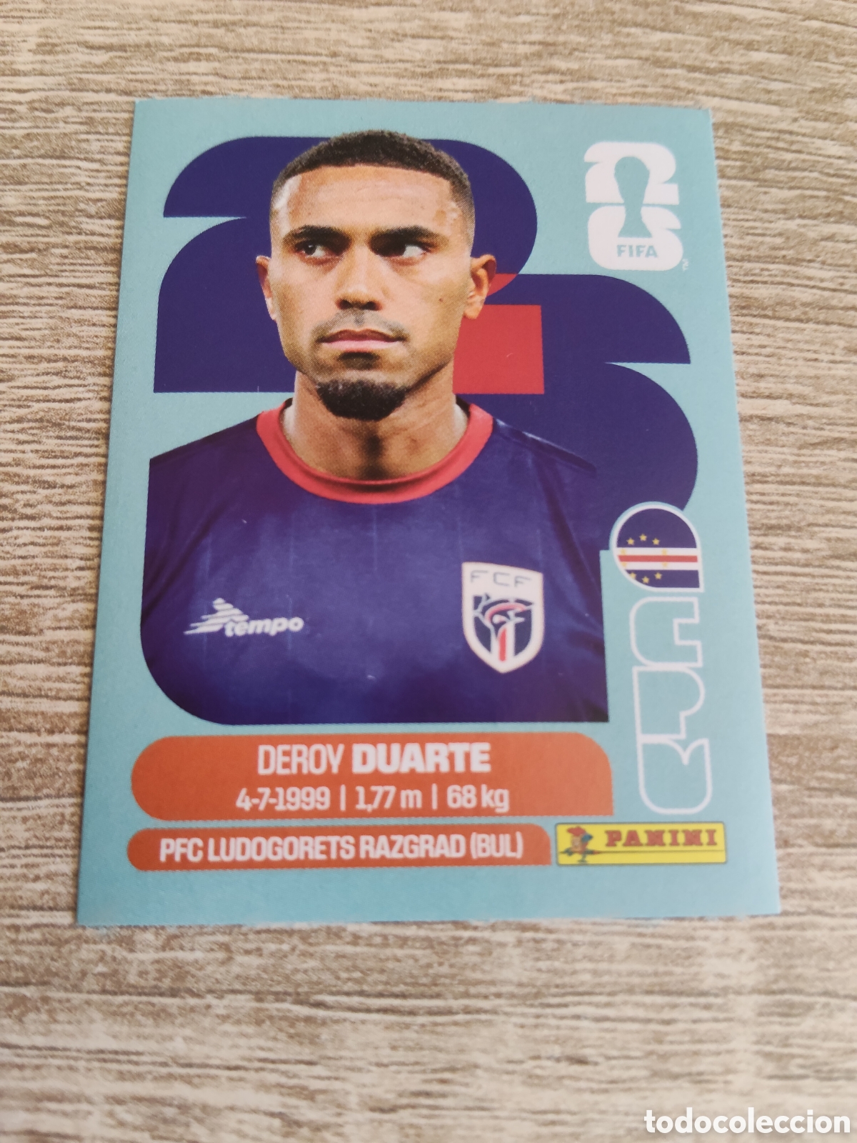 Cromos de Futebol: Panini mundial 2026 CPV 14 Deroy Duarte Cabo Verde