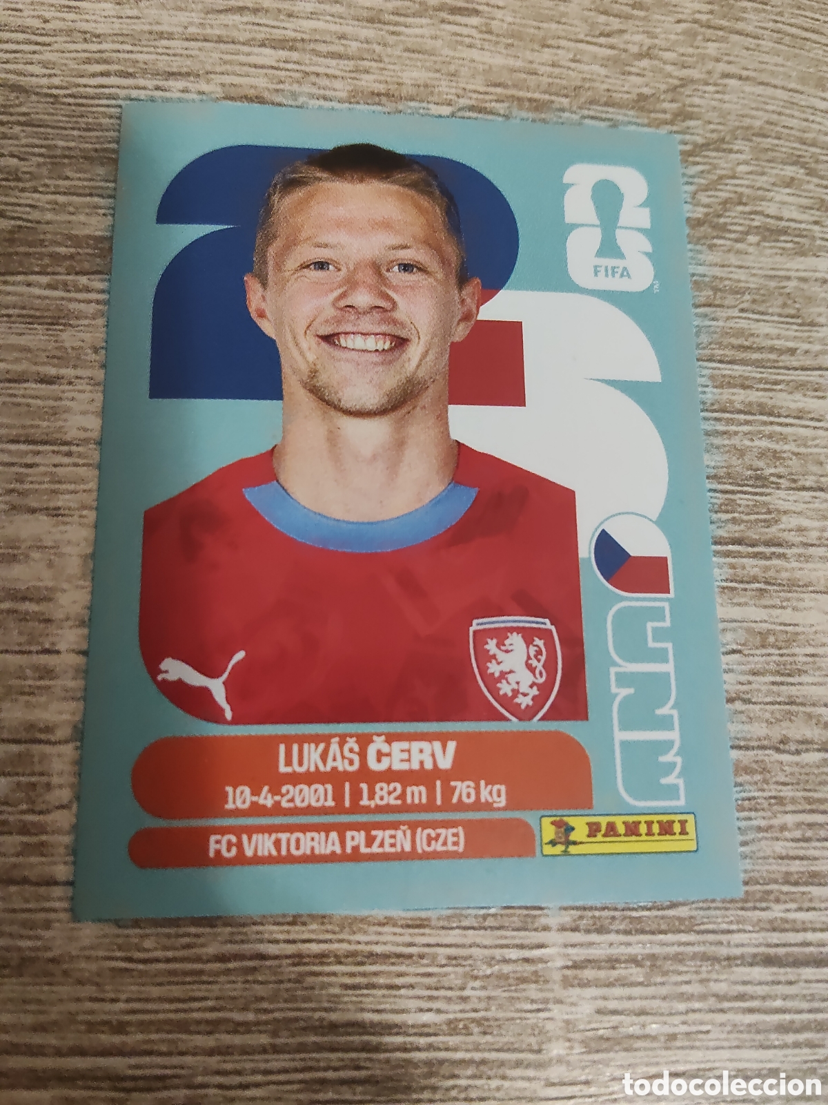Cromos de Futebol: Panini mundial 2026 CZE 11 Lukas Cerv Rep&uacute;blica Checa