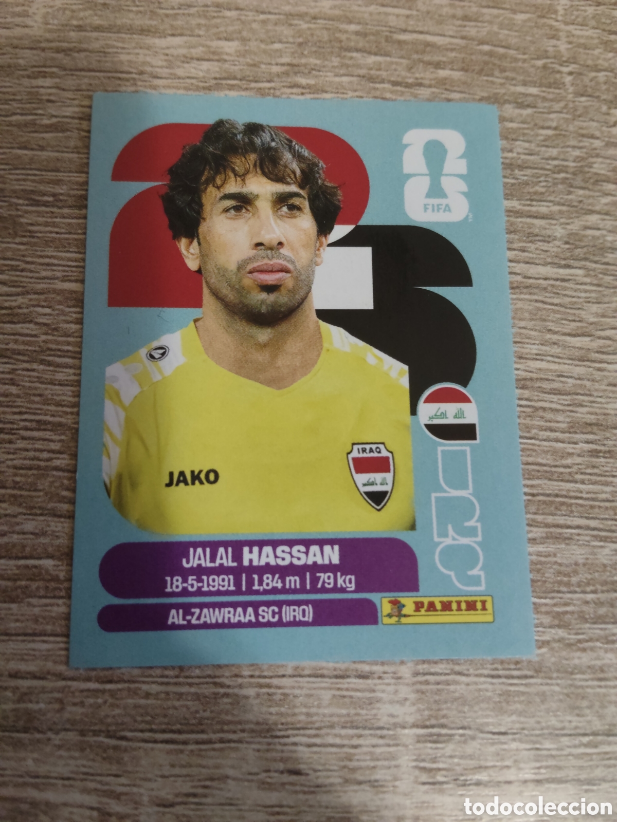 Cromos de Futebol: Panini mundial 2026 IRQ 2 Jalal Hassan Iraq