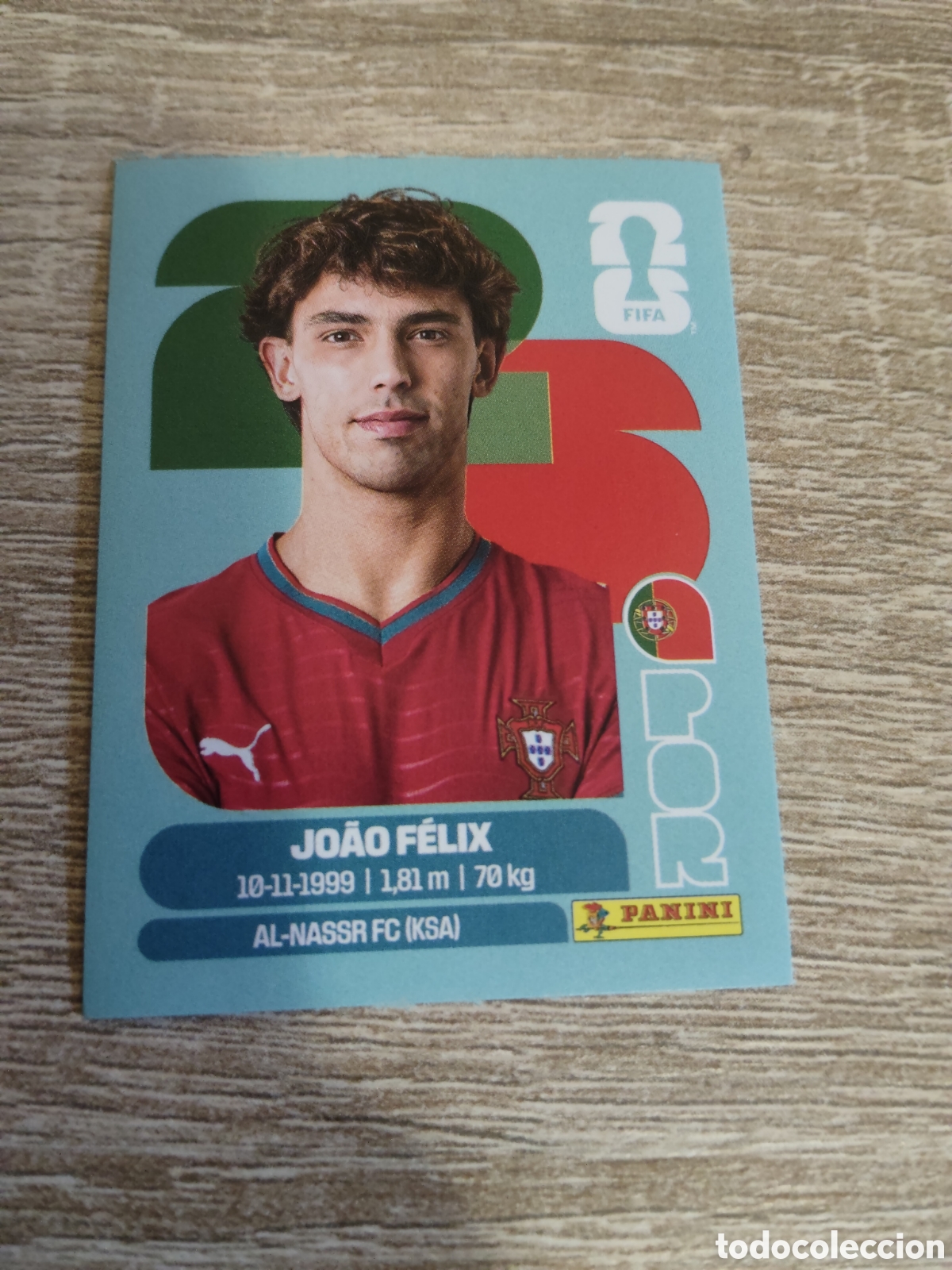 Cromos de F&uacute;tbol: Panini mundial 2026 POR 17 Joao F&eacute;lix Portugal