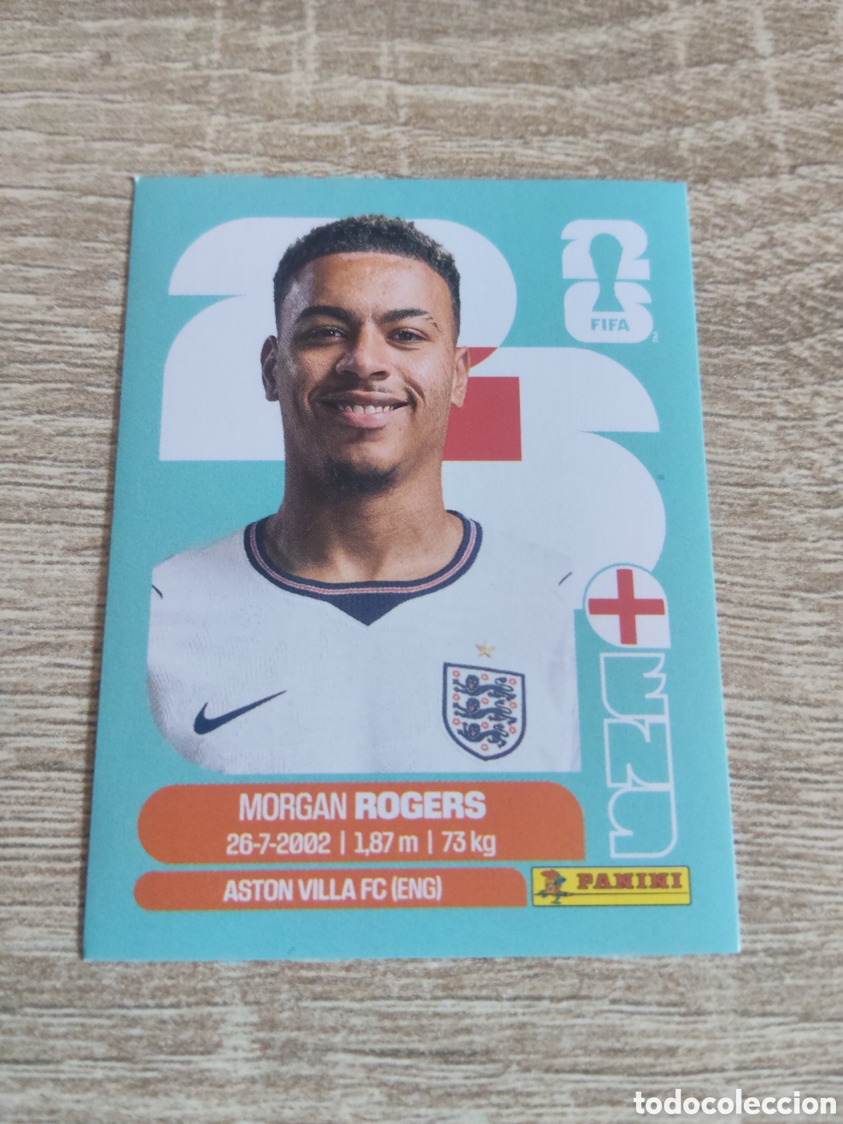 Cromos de F&uacute;tbol: Panini mundial 2026 ENG 14 Morgan Rogers Inglaterra