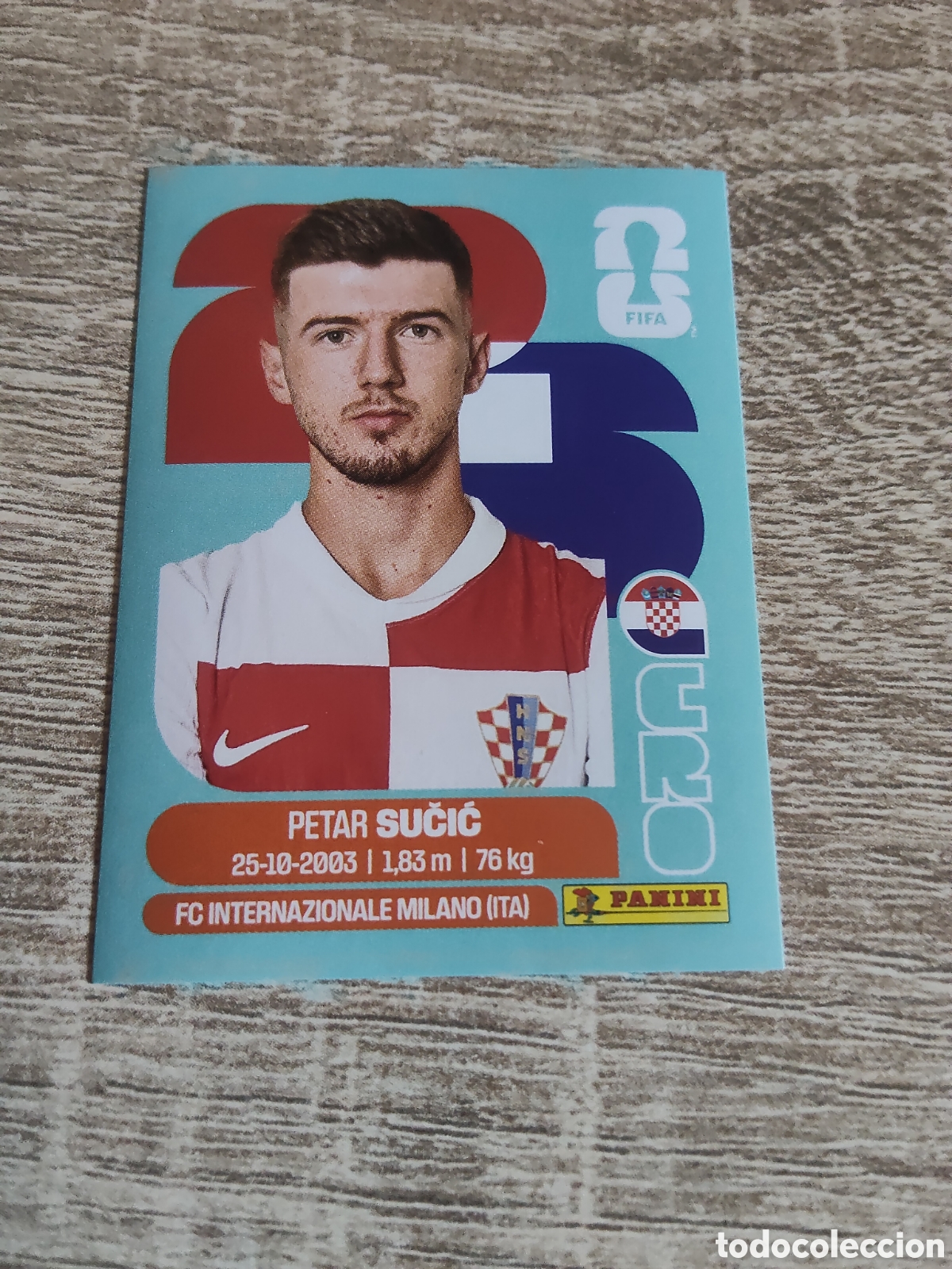 Cromos de F&uacute;tbol: Panini mundial 2026 CRO 15 Petar Sucic Croacia