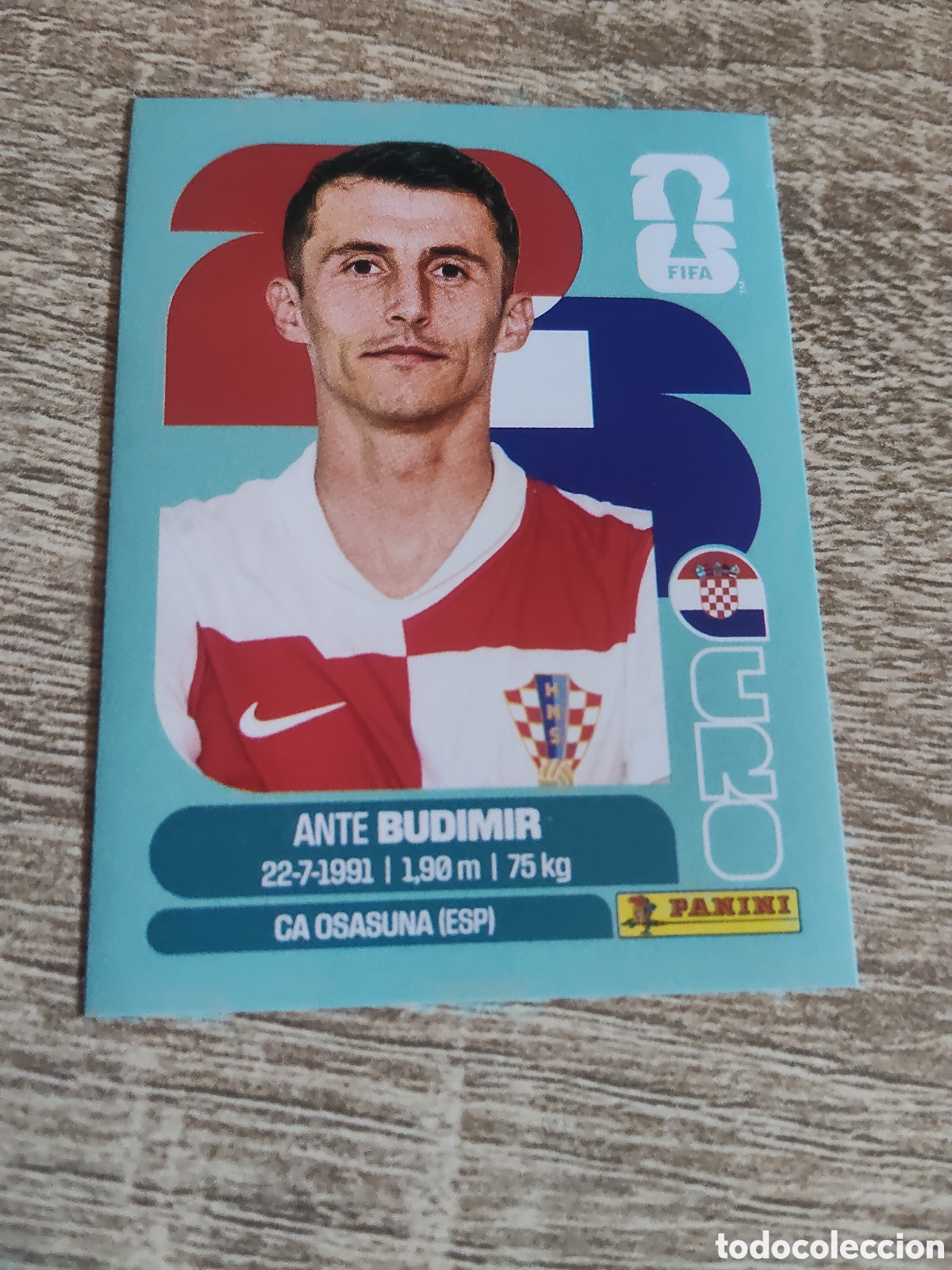 Cromos de F&uacute;tbol: Panini mundial 2026 CRO 18 Ante Budimir Croacia