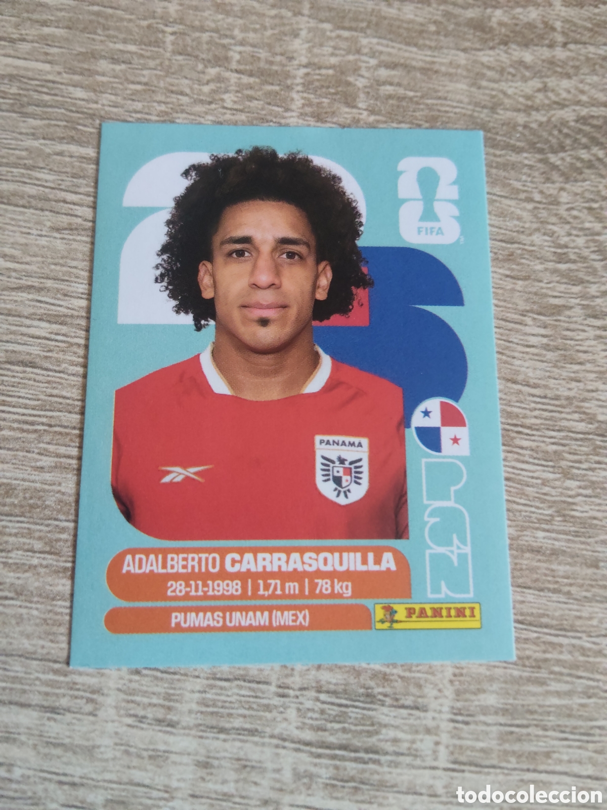 Cromos de F&uacute;tbol: Panini mundial 2026 PAN 12 Adalberto Carrasquilla Panam&aacute;