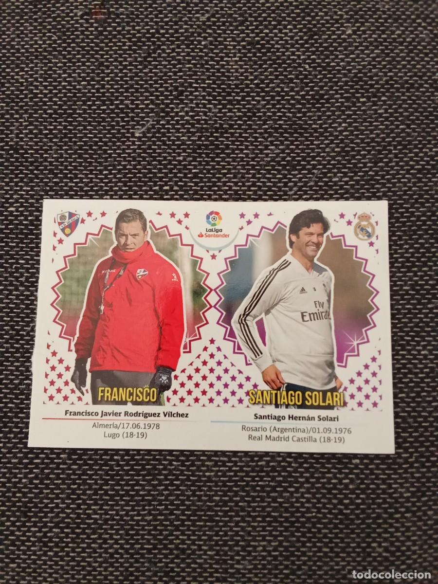 Cromos de F&uacute;tbol: Mercado de invierno+actualizaci&oacute;n 41 entrenadores solari Madrid y francisco Huesca liga este 2018-19