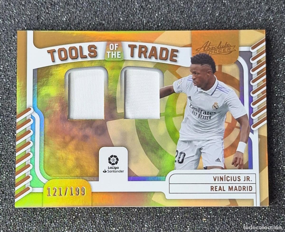 Cromos de F&uacute;tbol: Vinicius Jr. Real Madrid Panini Absolute Soccer Tools of the Trade 121/199