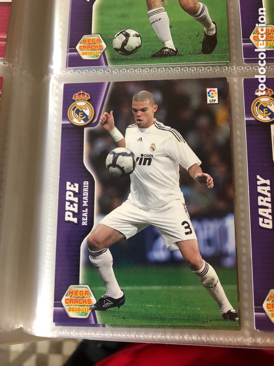 Cromos de F&uacute;tbol: Megacracks 2010 2011 pepe 169 real Madrid