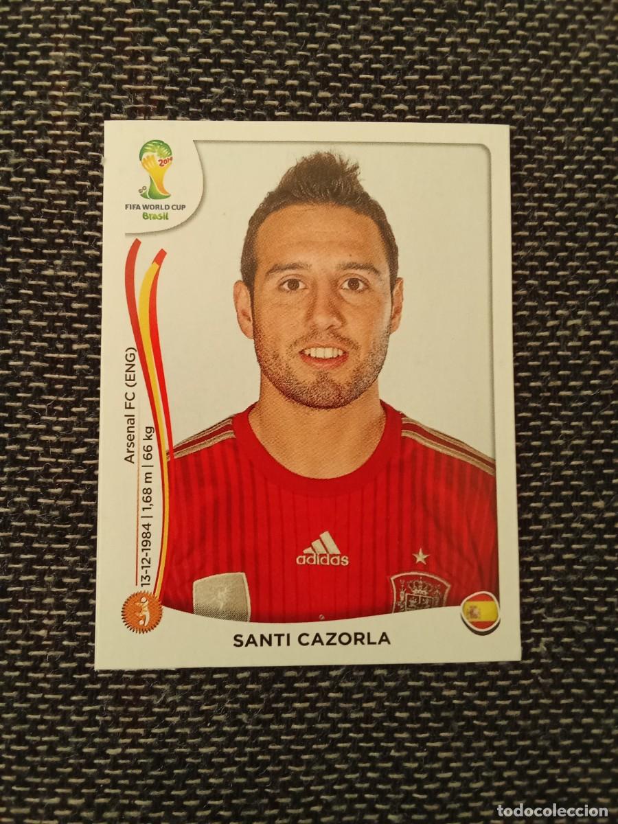 Cromos de F&uacute;tbol: 122x Cazorla Espa&ntilde;a ampliaci&oacute;n FIFA world CUP 2014 brasil
