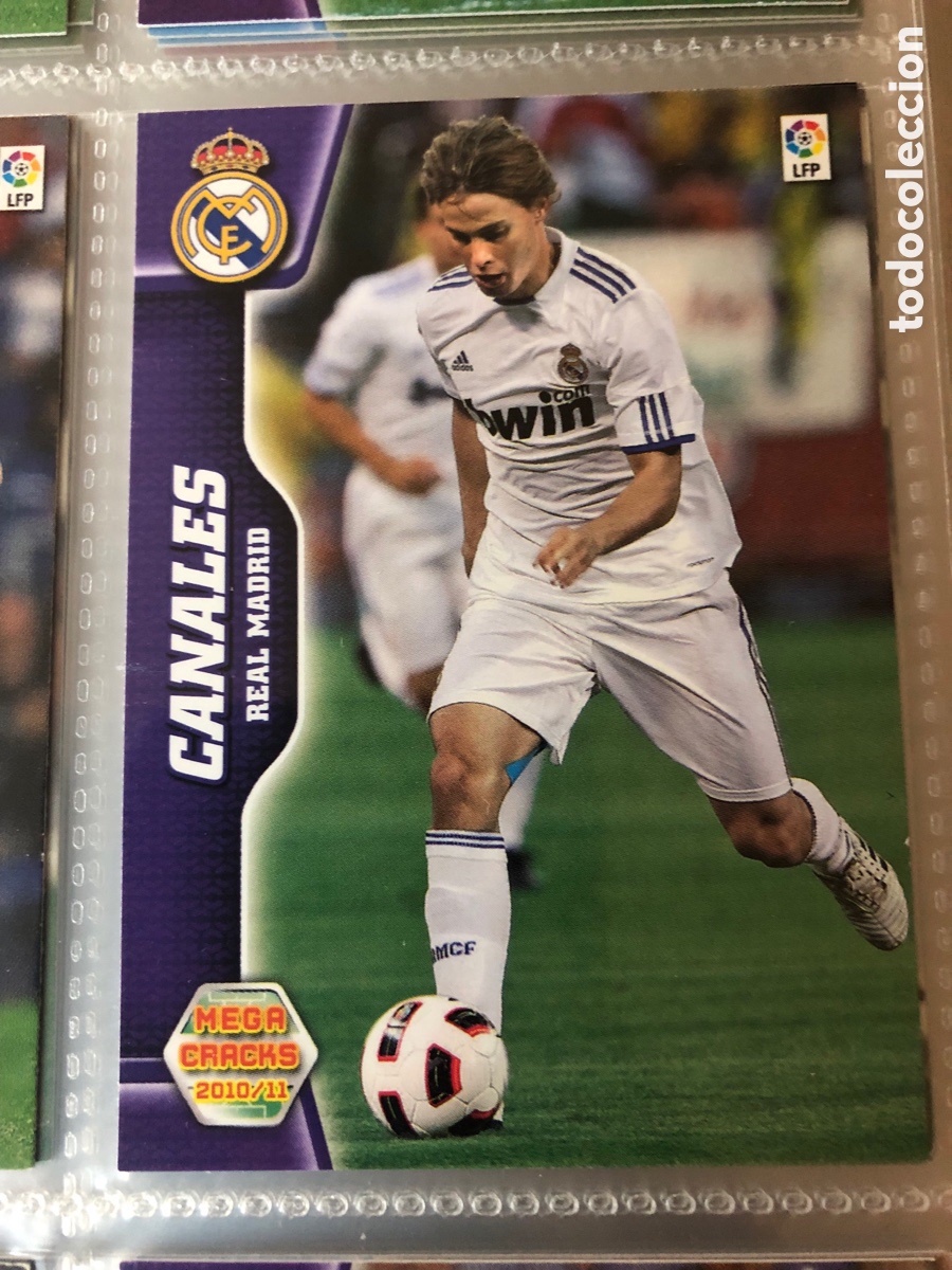 Football Stickers: Megacracks 2010 2011 canales 177 real Madrid