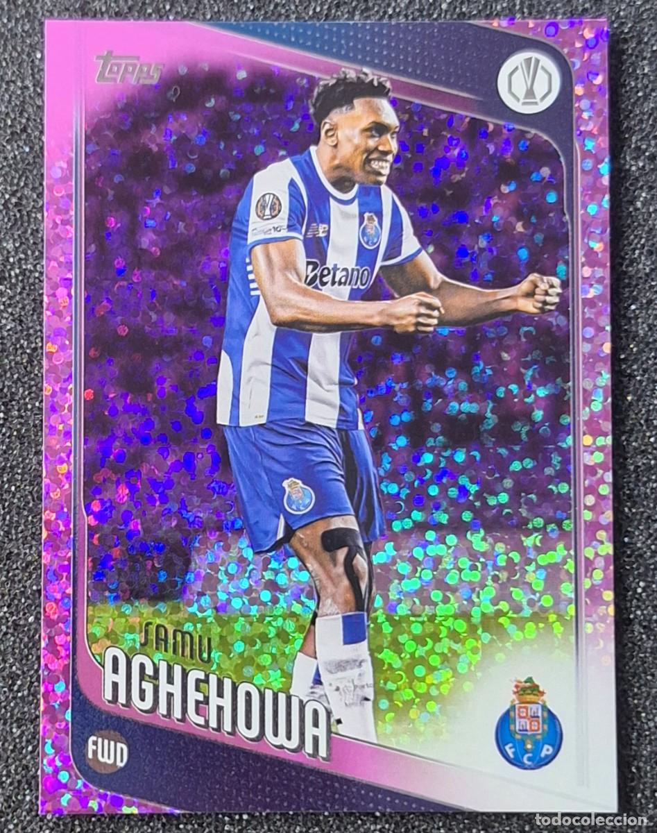 Football Stickers: Samu Aghehowa Oporto Porto Topps Soccer 2026 #133 Pink