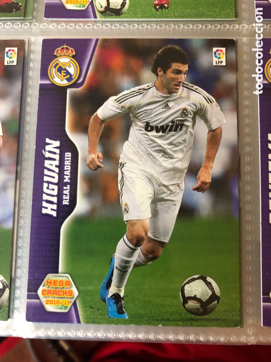 Fu&szlig;ball-Sticker: Megacracks 2010 2011 Higua&iacute;n 179 real Madrid