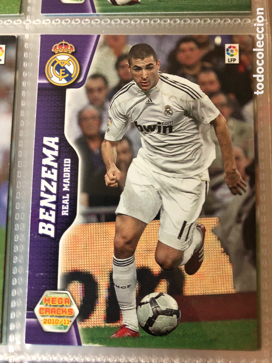 Cromos de F&uacute;tbol: Megacracks 2010 2011 benzema 180 real Madrid