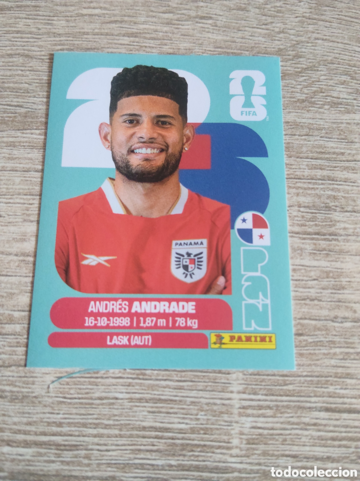 Cromos de F&uacute;tbol: Panini mundial 2026 PAN 5 Andr&eacute;s Andrade Panam&aacute;