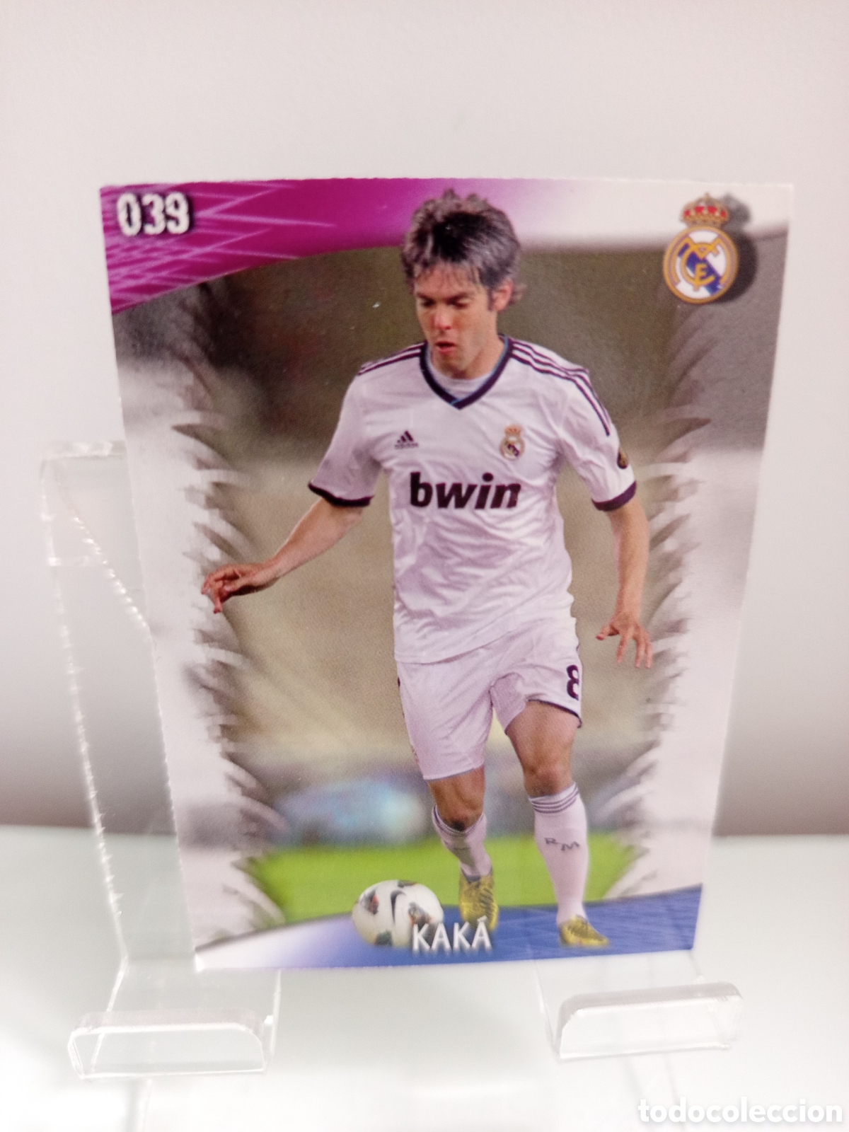 Cromos de F&uacute;tbol: ❇️ CROMO CARD ⚽ KAK&Aacute; REAL MADRID 39 FICHAS LIGA QUIZ GAME 2014 13 14 2013 2014 MUNDICROMO ❇️