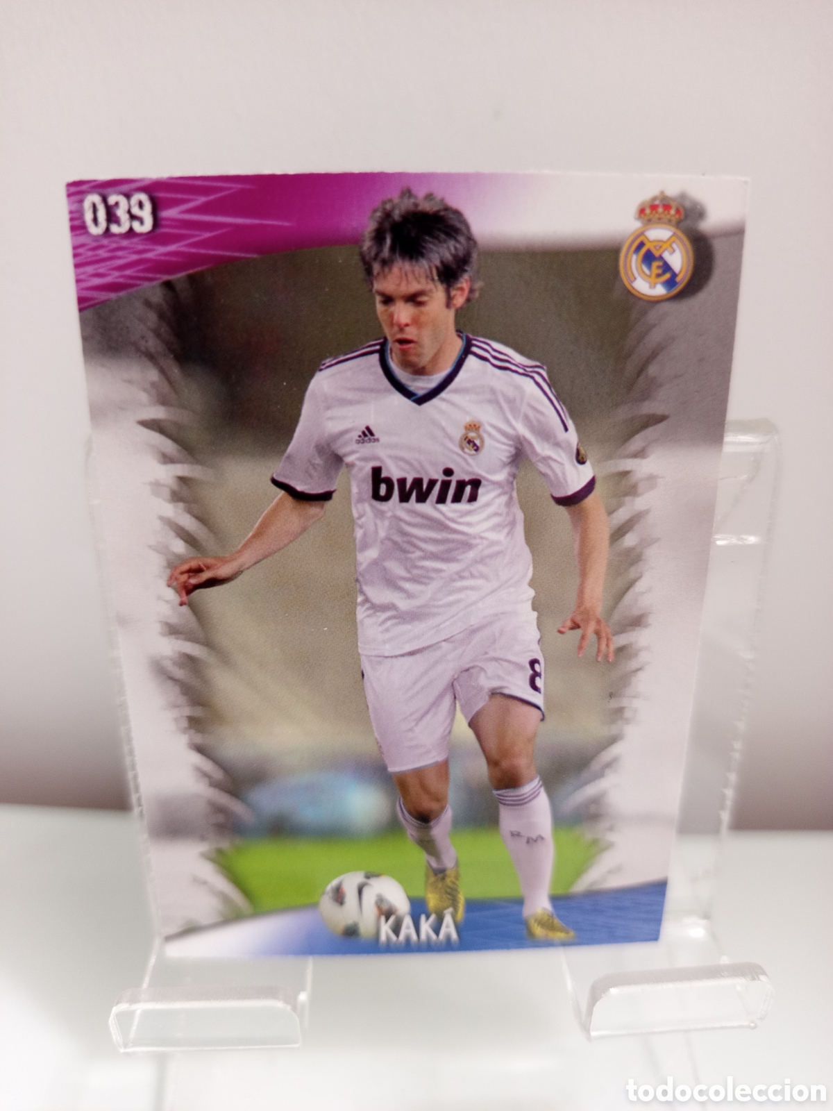 Cromos de F&uacute;tbol: ❇️ CROMO CARD ⚽ KAK&Aacute; REAL MADRID 39 FICHAS LIGA QUIZ GAME 2014 13 14 2013 2014 MUNDICROMO ❇️