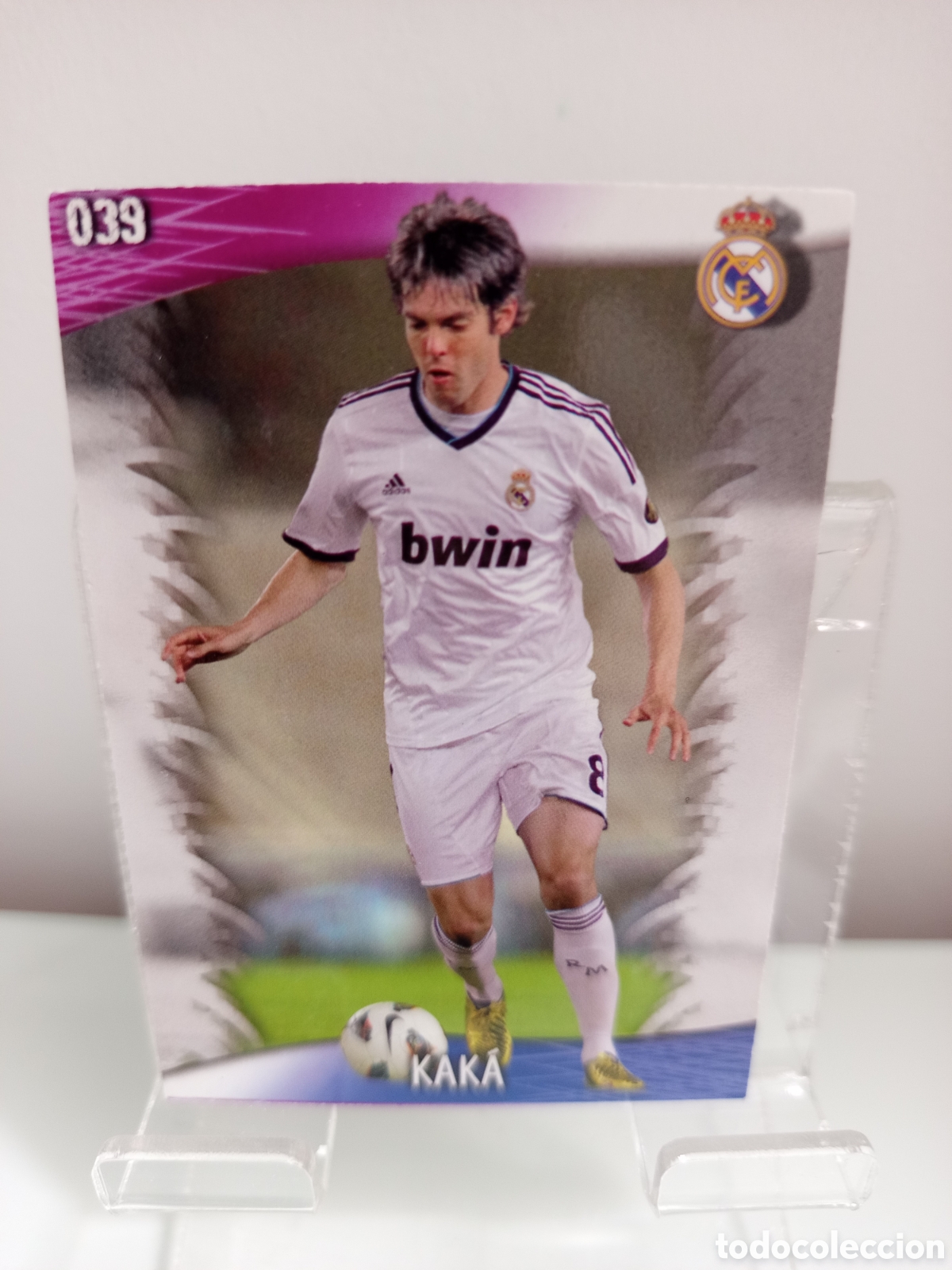 Cromos de F&uacute;tbol: ❇️ CROMO CARD ⚽ KAK&Aacute; REAL MADRID 39 FICHAS LIGA QUIZ GAME 2014 13 14 2013 2014 MUNDICROMO ❇️