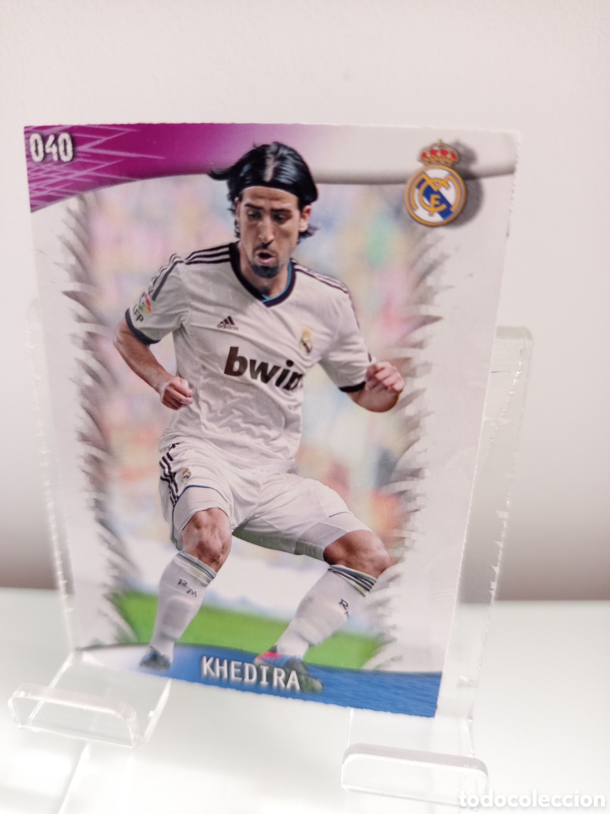 Cromos de F&uacute;tbol: ❇️ CROMO CARD ⚽ KHEDIRA REAL MADRID 40 FICHAS LIGA QUIZ GAME 2014 13 14 2013 2014 MUNDICROMO ❇️