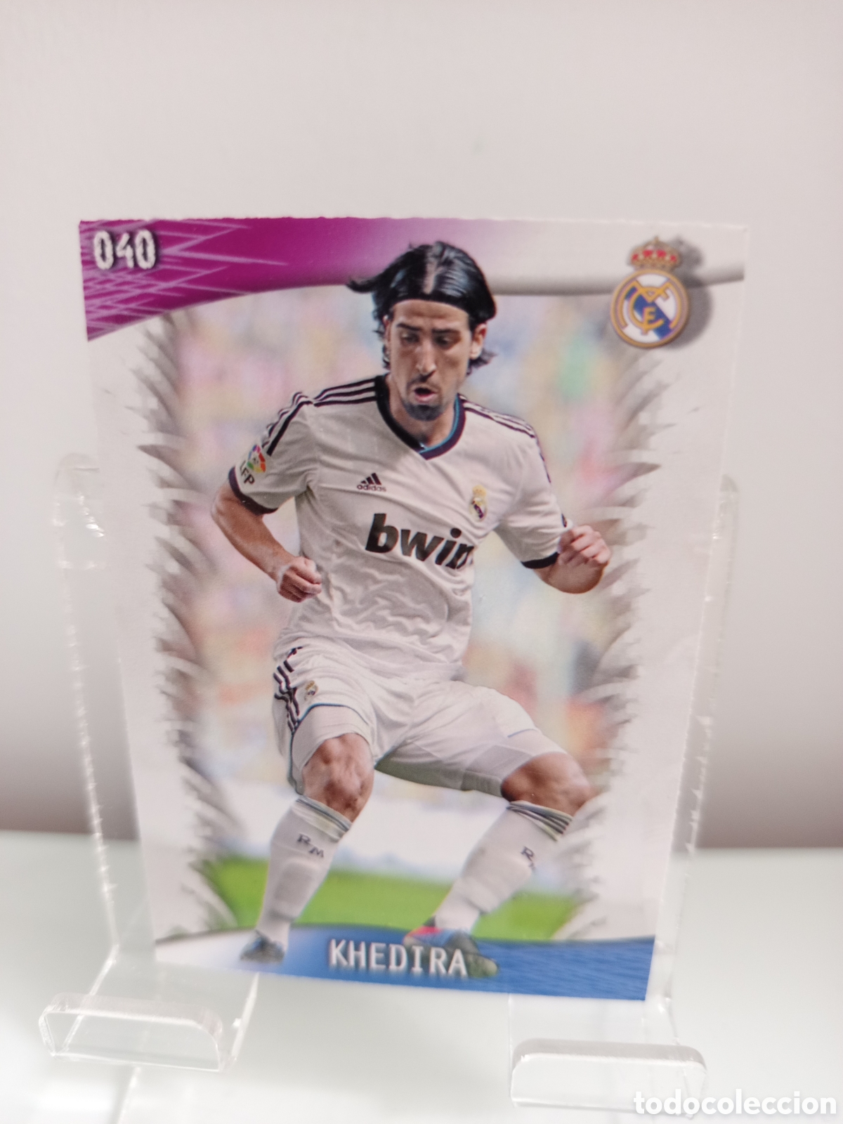 Cromos de F&uacute;tbol: ❇️ CROMO CARD ⚽ KHEDIRA REAL MADRID 40 FICHAS LIGA QUIZ GAME 2014 13 14 2013 2014 MUNDICROMO ❇️