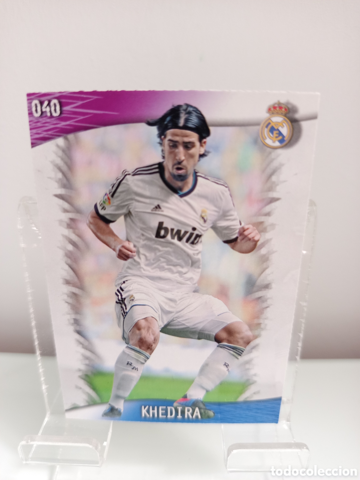 Cromos de F&uacute;tbol: ❇️ CROMO CARD ⚽ KHEDIRA REAL MADRID 40 FICHAS LIGA QUIZ GAME 2014 13 14 2013 2014 MUNDICROMO ❇️