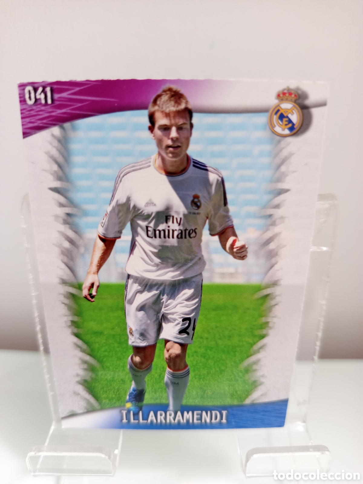 Cromos de F&uacute;tbol: ❇️ CROMO CARD ⚽ ILLARRAMENDI REAL MADRID 41 FICHAS LIGA QUIZ GAME 2014 13 14 2013 2014 MUNDICROMO ❇️