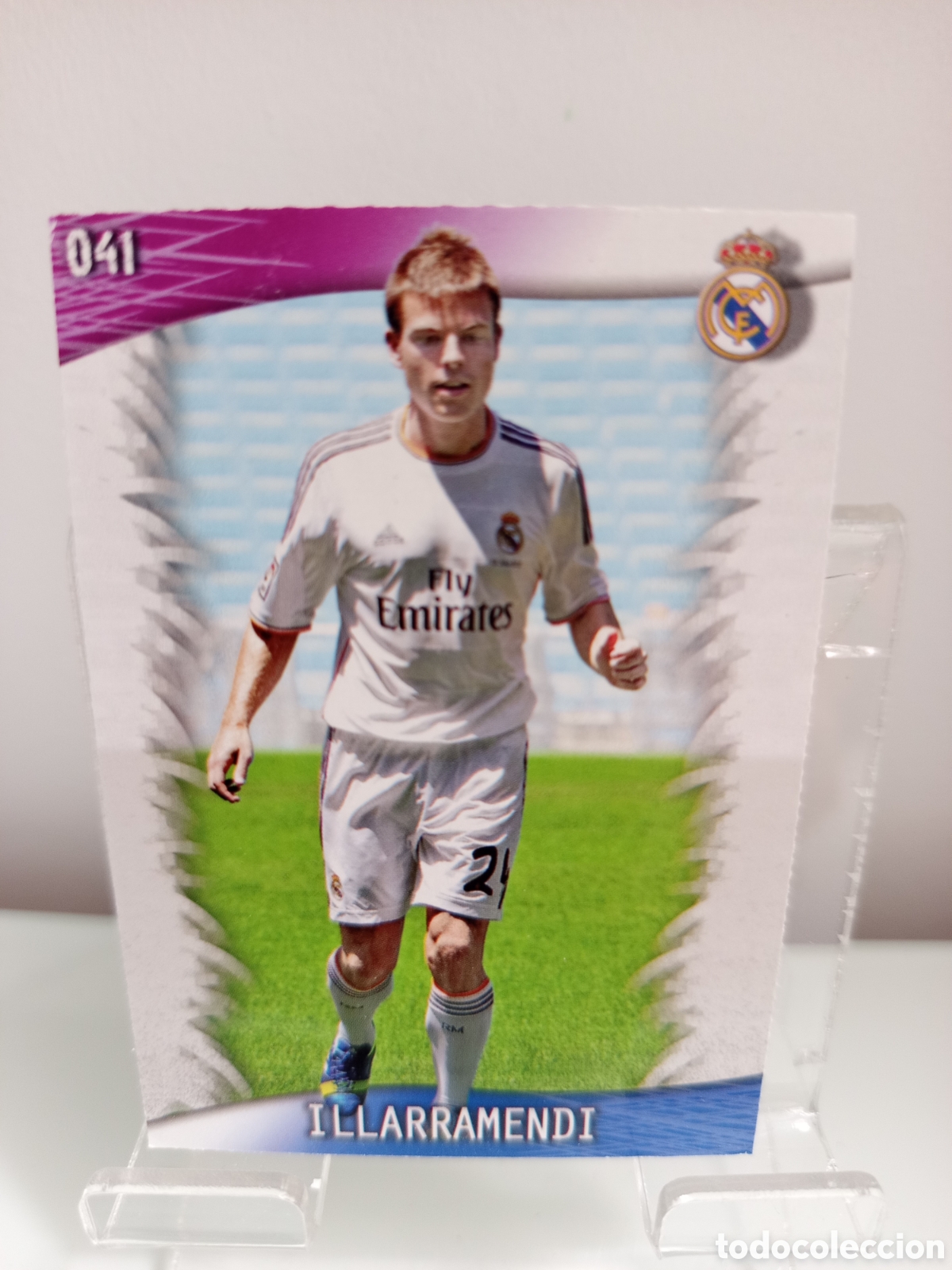 Cromos de F&uacute;tbol: ❇️ CROMO CARD ⚽ ILLARRAMENDI REAL MADRID 41 FICHAS LIGA QUIZ GAME 2014 13 14 2013 2014 MUNDICROMO ❇️