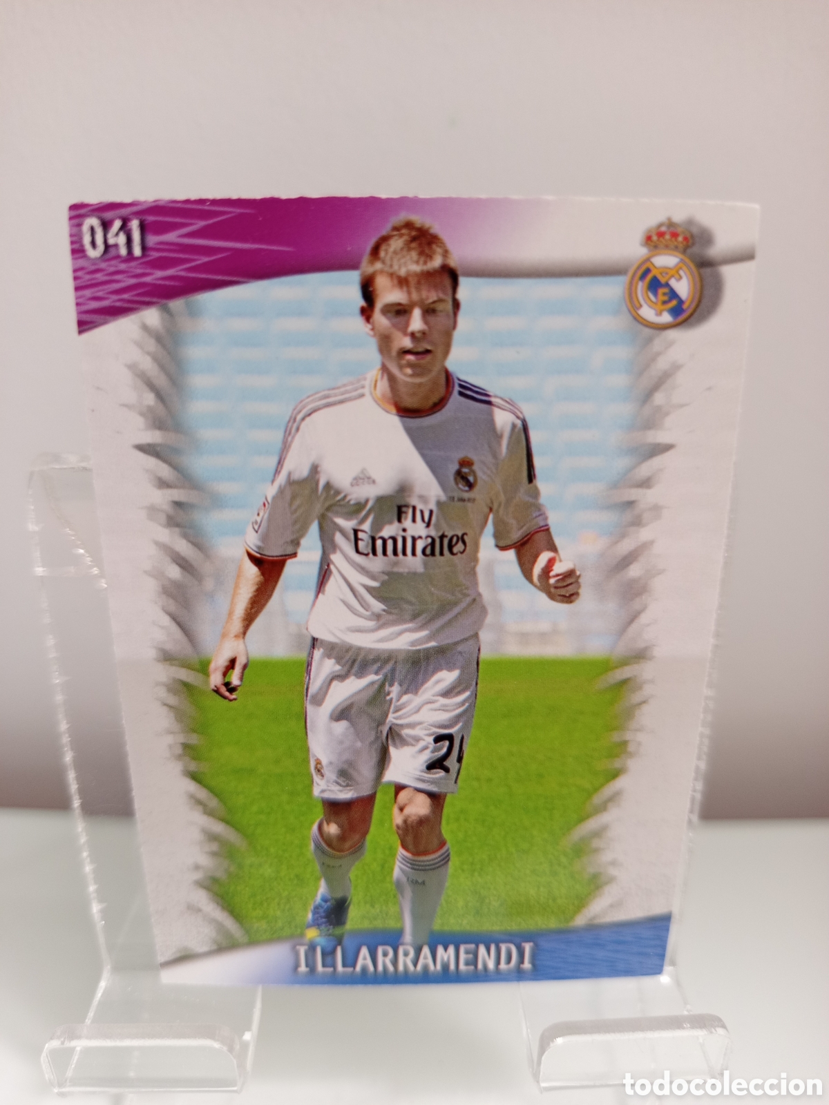 Cromos de F&uacute;tbol: ❇️ CROMO CARD ⚽ ILLARRAMENDI REAL MADRID 41 FICHAS LIGA QUIZ GAME 2014 13 14 2013 2014 MUNDICROMO ❇️