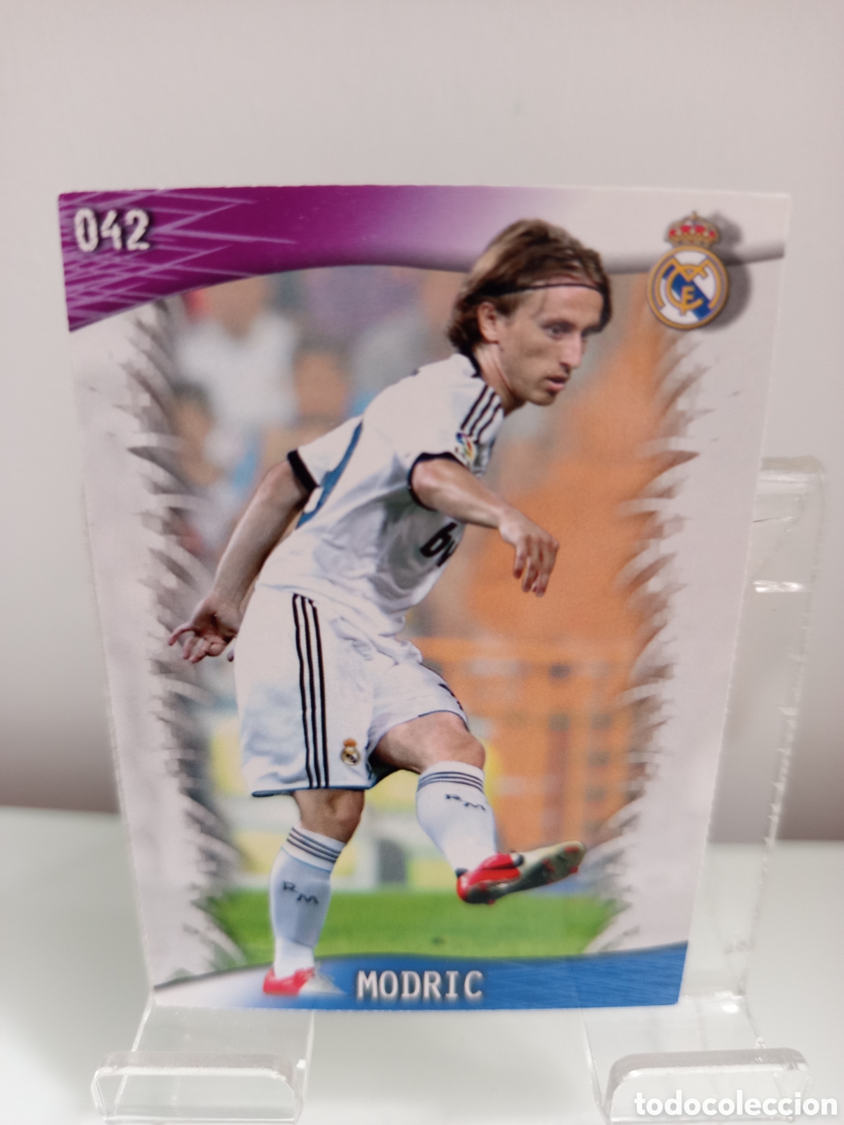 Fu&szlig;ball-Sticker: ❇️ CROMO CARD ⚽ MODRIC REAL MADRID 42 FICHAS LIGA QUIZ GAME 2014 13 14 2013 2014 MUNDICROMO ❇️
