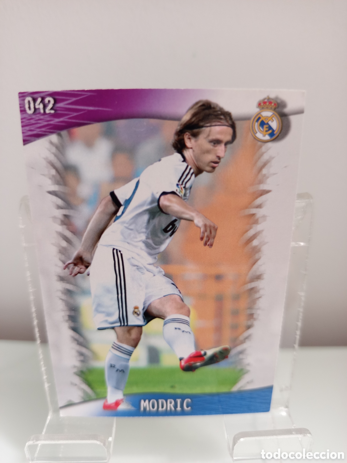 Cromos de F&uacute;tbol: ❇️ CROMO CARD ⚽ MODRIC REAL MADRID 42 FICHAS LIGA QUIZ GAME 2014 13 14 2013 2014 MUNDICROMO ❇️