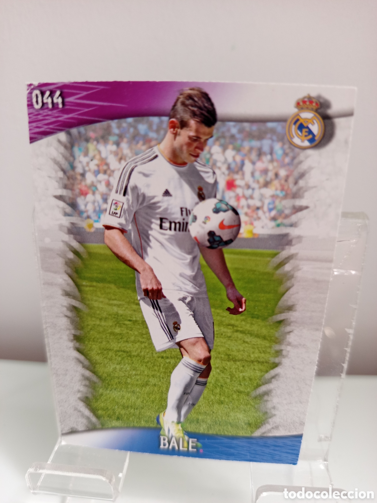 Cromos de F&uacute;tbol: ❇️ CROMO CARD ⚽ BALE REAL MADRID 44 FICHAS LIGA QUIZ GAME 2014 13 14 2013 2014 MUNDICROMO ❇️