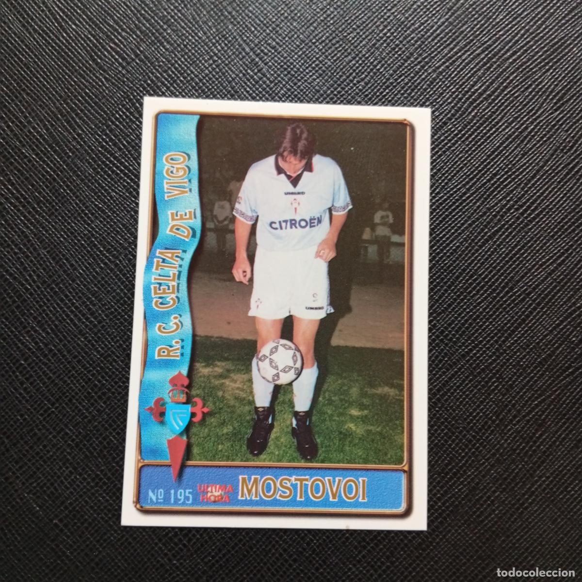 Cromos de F&uacute;tbol: 195 MOSTOVOI CELTA MUNDICROMO 1996 1997 CROMO FUTBOL LIGA 96 97 - A206 PG28 ULTIMA HORA