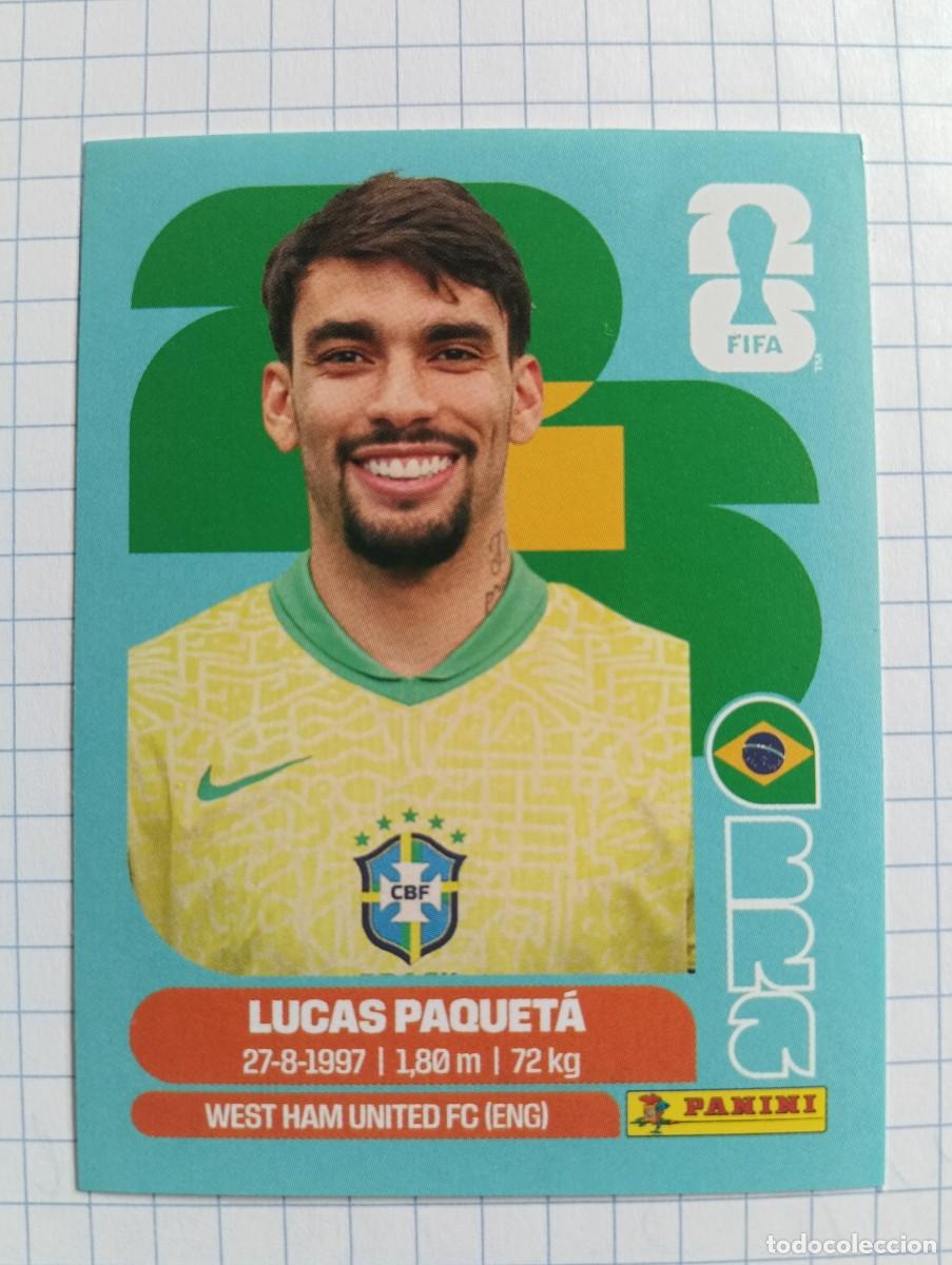 Cromos de F&uacute;tbol: Mundial 2026 - Lucas Paqueta - N&deg; 9 - BRA