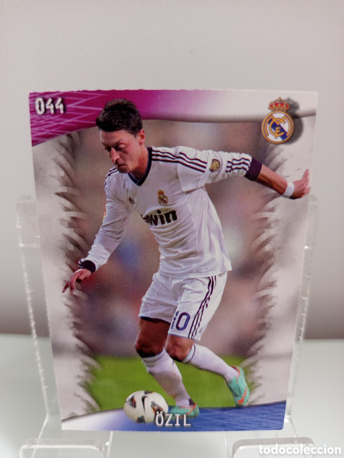 Fu&szlig;ball-Sticker: ❇️ CROMO CARD ⚽ &Ouml;ZIL REAL MADRID 44 FICHAS LIGA QUIZ GAME 2014 13 14 2013 2014 MUNDICROMO ❇️